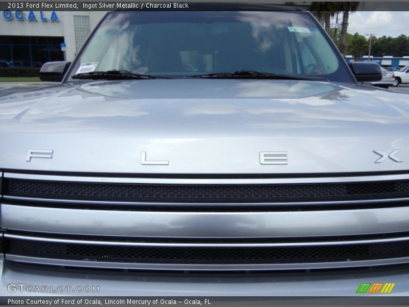 Ingot Silver Metallic / Charcoal Black 2013 Ford Flex Limited