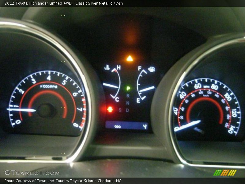 Classic Silver Metallic / Ash 2012 Toyota Highlander Limited 4WD