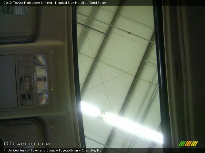 Nautical Blue Metallic / Sand Beige 2012 Toyota Highlander Limited