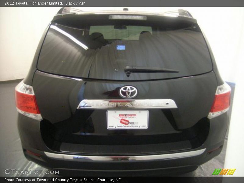 Black / Ash 2012 Toyota Highlander Limited