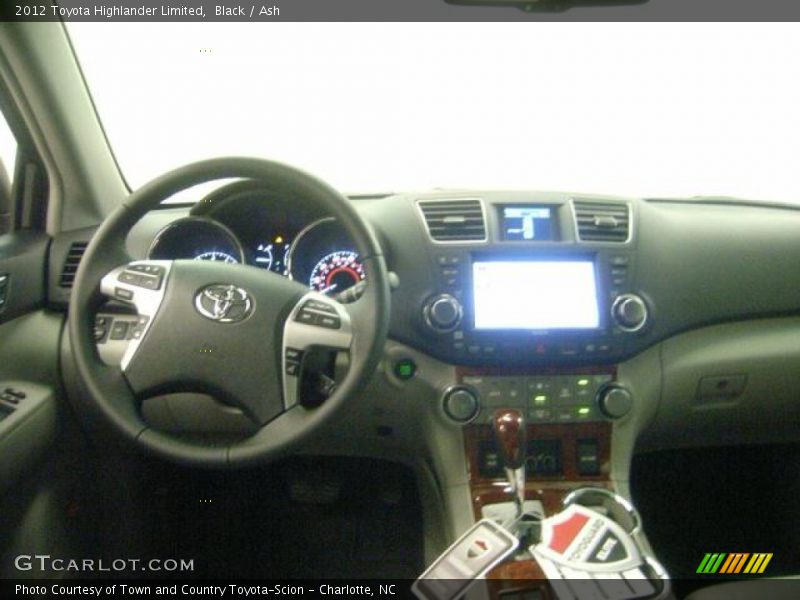 Black / Ash 2012 Toyota Highlander Limited