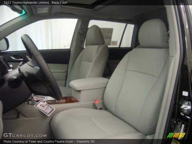 Black / Ash 2012 Toyota Highlander Limited