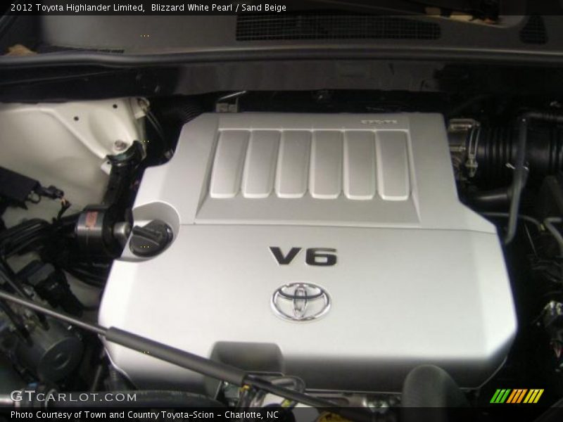 Blizzard White Pearl / Sand Beige 2012 Toyota Highlander Limited