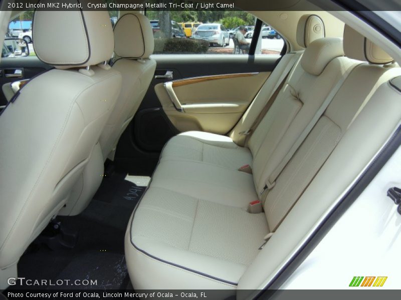 Crystal Champagne Metallic Tri-Coat / Light Camel 2012 Lincoln MKZ Hybrid