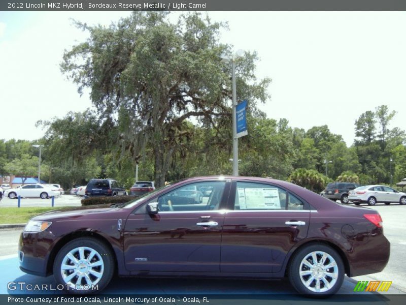 Bordeaux Reserve Metallic / Light Camel 2012 Lincoln MKZ Hybrid