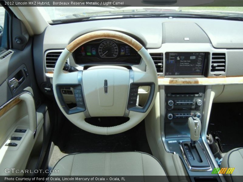 Bordeaux Reserve Metallic / Light Camel 2012 Lincoln MKZ Hybrid