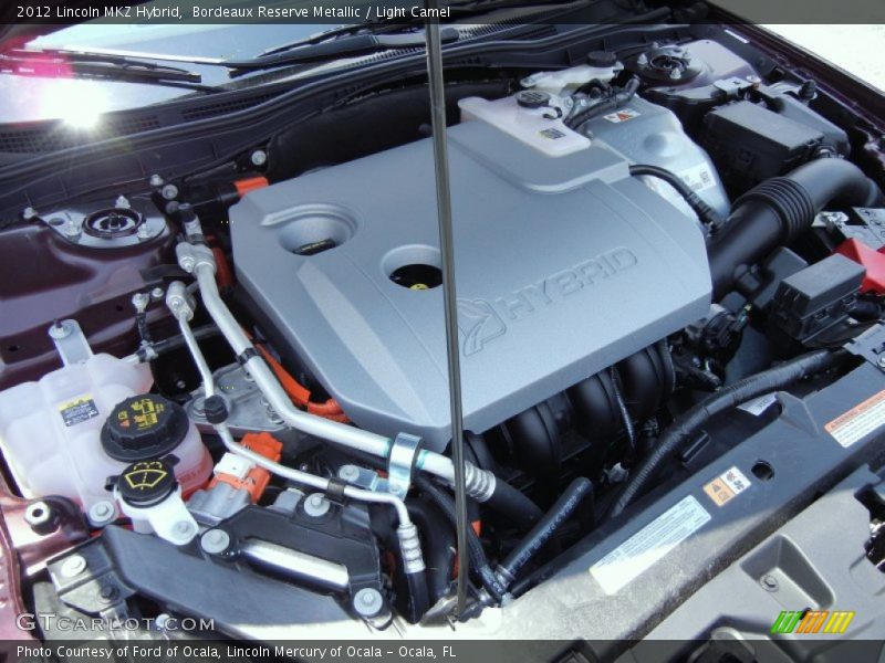Bordeaux Reserve Metallic / Light Camel 2012 Lincoln MKZ Hybrid
