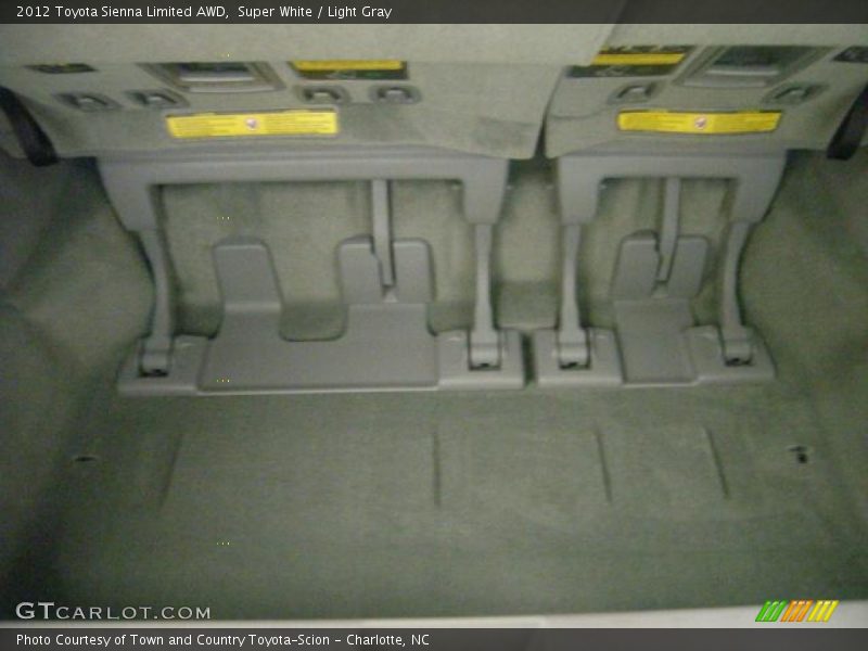 Super White / Light Gray 2012 Toyota Sienna Limited AWD