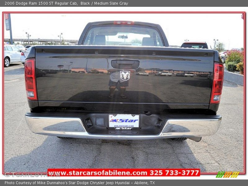 Black / Medium Slate Gray 2006 Dodge Ram 1500 ST Regular Cab