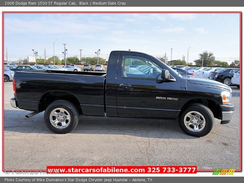 Black / Medium Slate Gray 2006 Dodge Ram 1500 ST Regular Cab