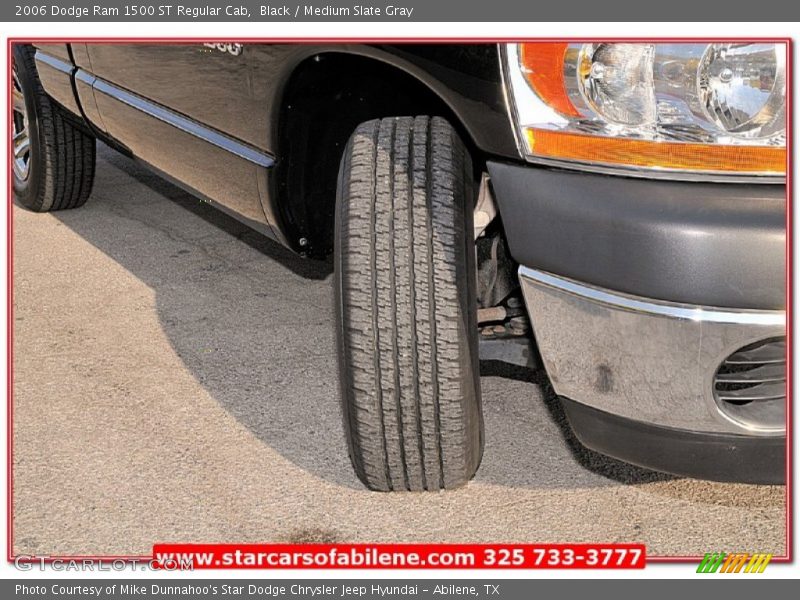 Black / Medium Slate Gray 2006 Dodge Ram 1500 ST Regular Cab