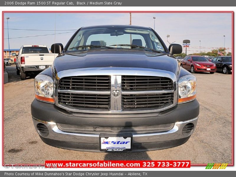 Black / Medium Slate Gray 2006 Dodge Ram 1500 ST Regular Cab