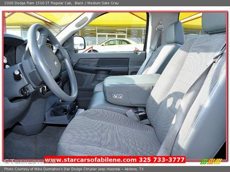 Black / Medium Slate Gray 2006 Dodge Ram 1500 ST Regular Cab