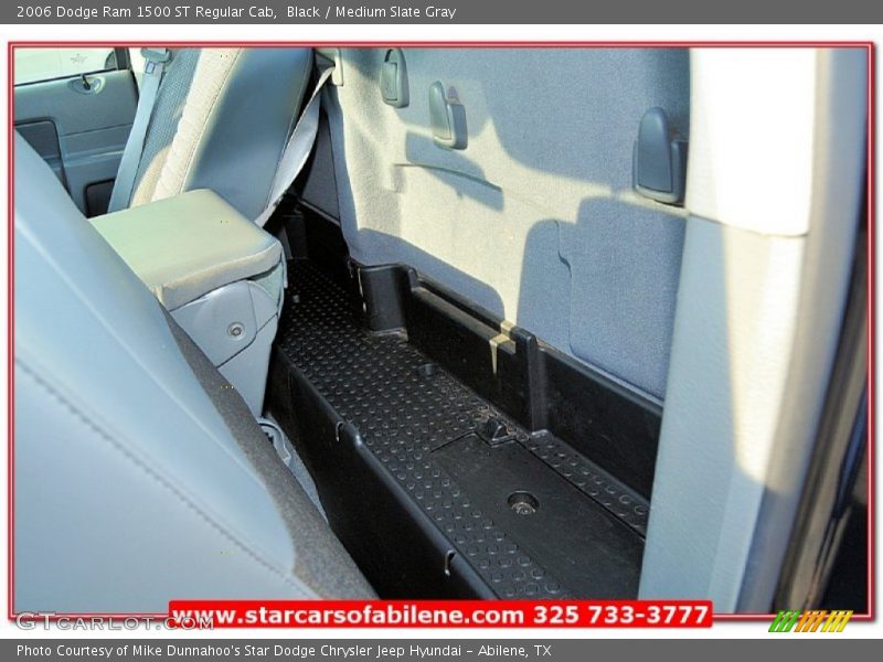 Black / Medium Slate Gray 2006 Dodge Ram 1500 ST Regular Cab