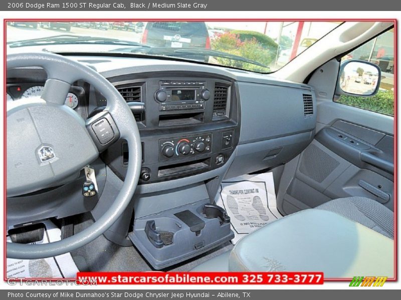 Black / Medium Slate Gray 2006 Dodge Ram 1500 ST Regular Cab