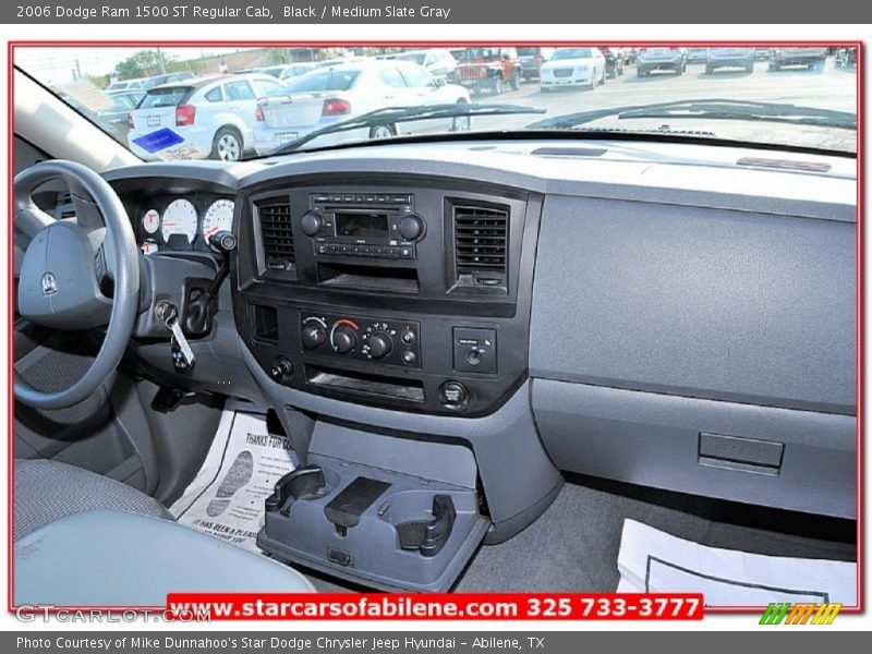 Black / Medium Slate Gray 2006 Dodge Ram 1500 ST Regular Cab