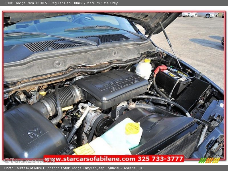 Black / Medium Slate Gray 2006 Dodge Ram 1500 ST Regular Cab