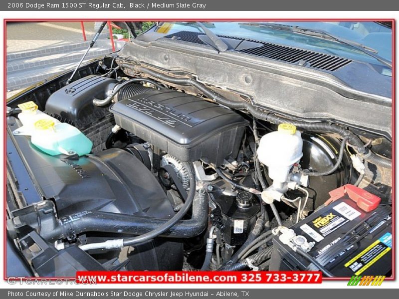 Black / Medium Slate Gray 2006 Dodge Ram 1500 ST Regular Cab