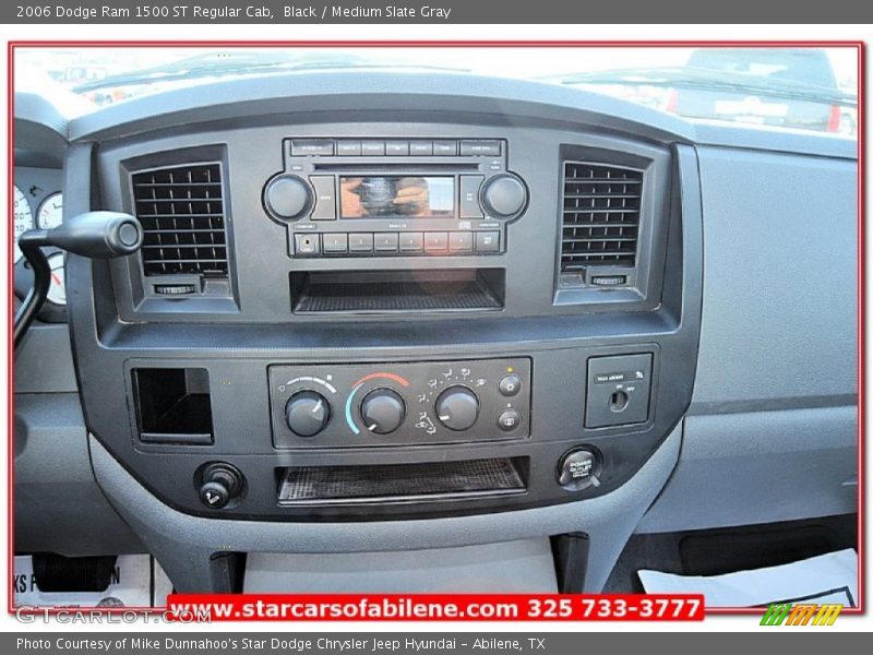 Black / Medium Slate Gray 2006 Dodge Ram 1500 ST Regular Cab