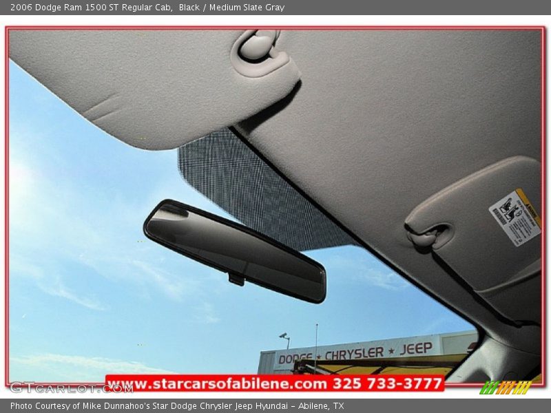 Black / Medium Slate Gray 2006 Dodge Ram 1500 ST Regular Cab