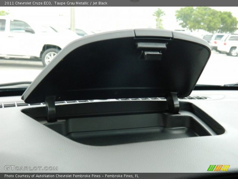 Taupe Gray Metallic / Jet Black 2011 Chevrolet Cruze ECO