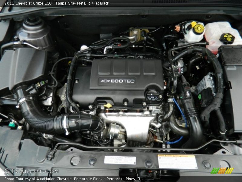 Taupe Gray Metallic / Jet Black 2011 Chevrolet Cruze ECO