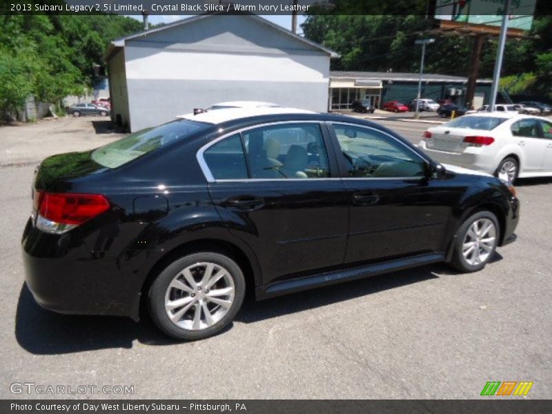 Crystal Black Silica / Warm Ivory Leather 2013 Subaru Legacy 2.5i Limited