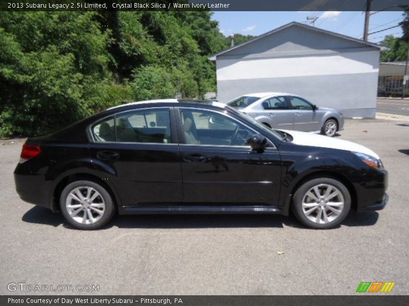 Crystal Black Silica / Warm Ivory Leather 2013 Subaru Legacy 2.5i Limited