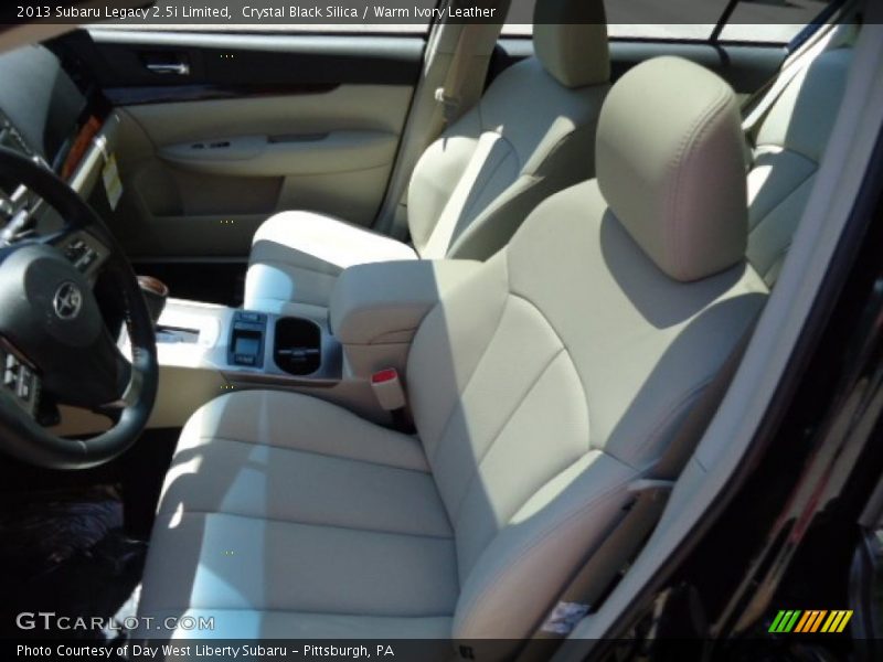Crystal Black Silica / Warm Ivory Leather 2013 Subaru Legacy 2.5i Limited
