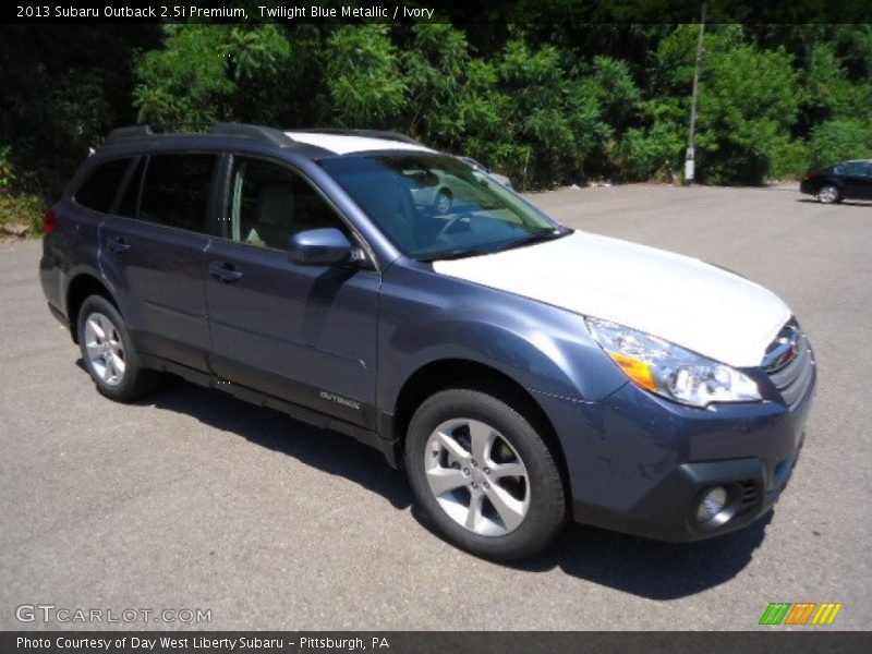 Twilight Blue Metallic / Ivory 2013 Subaru Outback 2.5i Premium