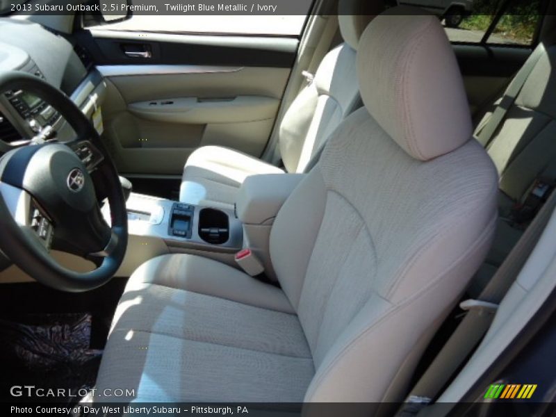 Twilight Blue Metallic / Ivory 2013 Subaru Outback 2.5i Premium