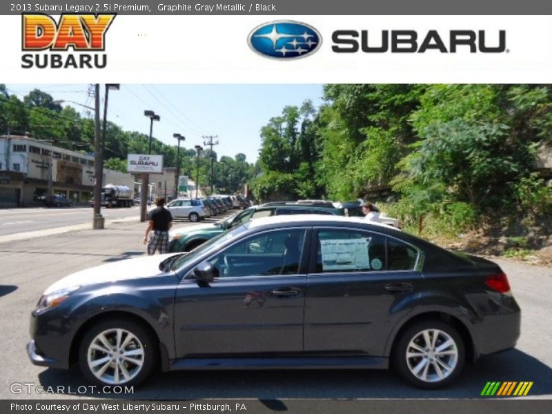 Graphite Gray Metallic / Black 2013 Subaru Legacy 2.5i Premium