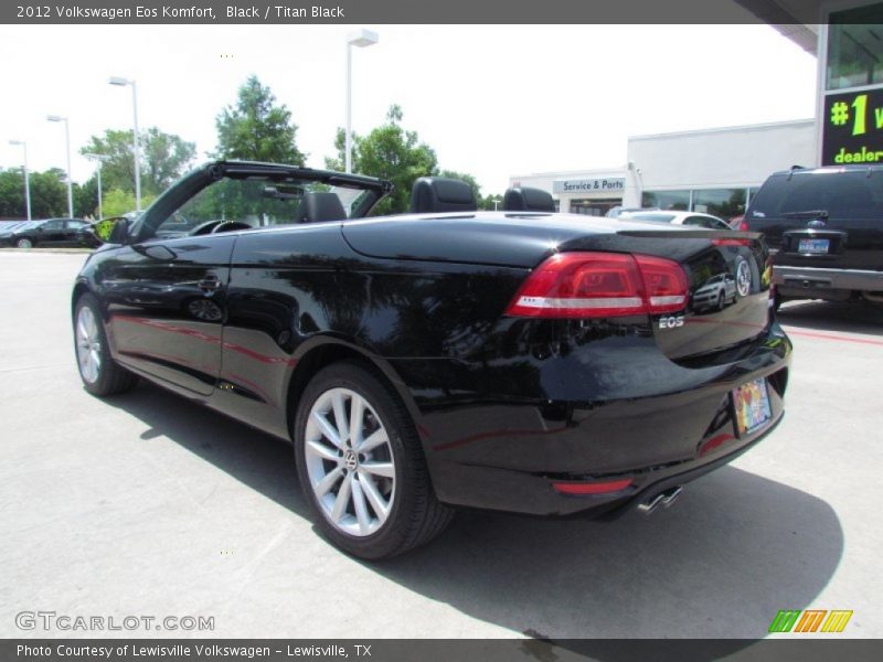 Black / Titan Black 2012 Volkswagen Eos Komfort