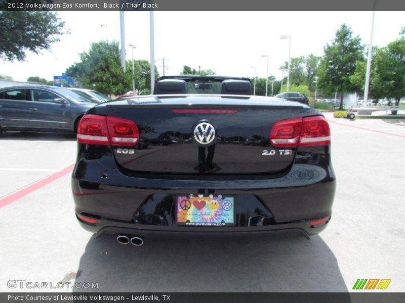 Black / Titan Black 2012 Volkswagen Eos Komfort