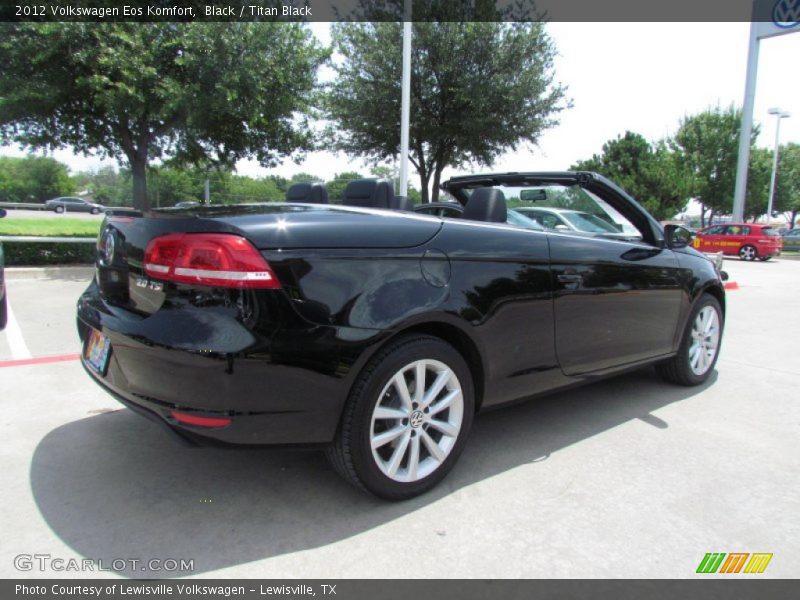 Black / Titan Black 2012 Volkswagen Eos Komfort