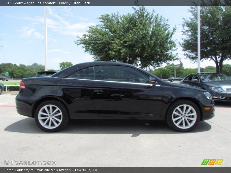 Black / Titan Black 2012 Volkswagen Eos Komfort