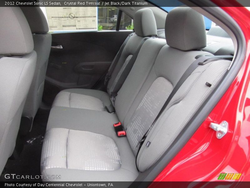 Crystal Red Tintcoat / Jet Black/Dark Titanium 2012 Chevrolet Sonic LS Sedan