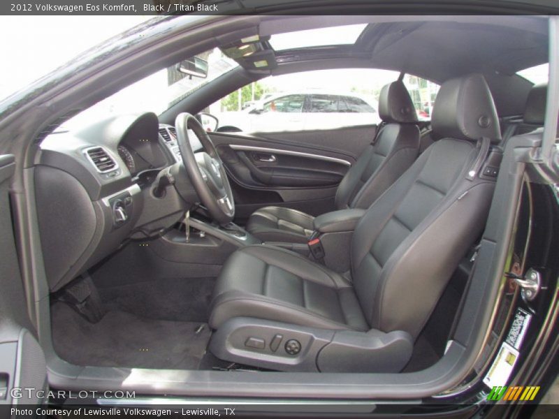 Black / Titan Black 2012 Volkswagen Eos Komfort