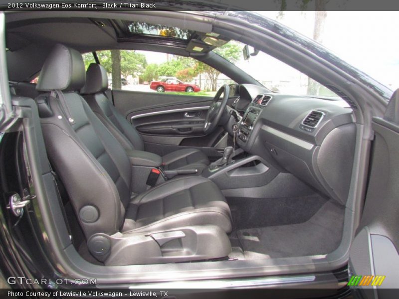 Black / Titan Black 2012 Volkswagen Eos Komfort