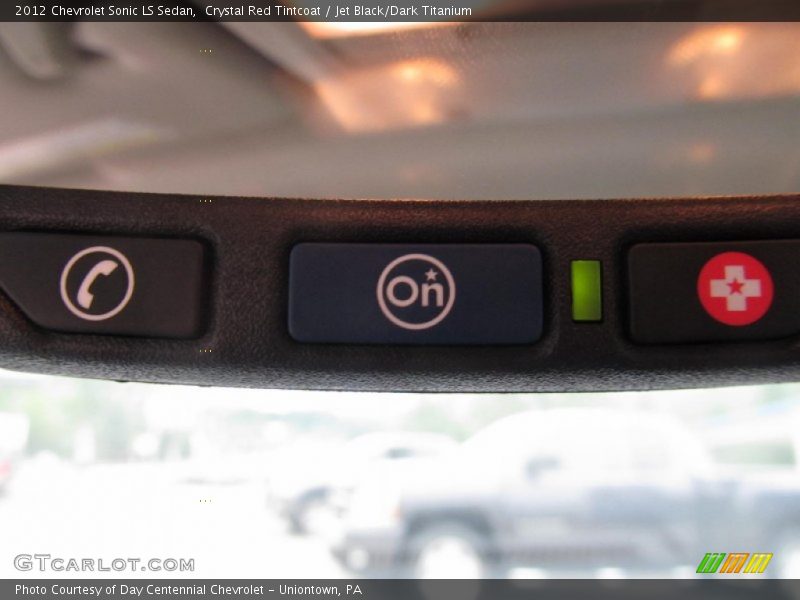Crystal Red Tintcoat / Jet Black/Dark Titanium 2012 Chevrolet Sonic LS Sedan