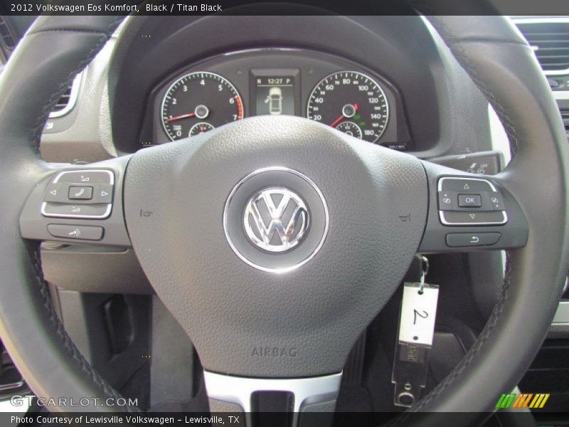 Black / Titan Black 2012 Volkswagen Eos Komfort