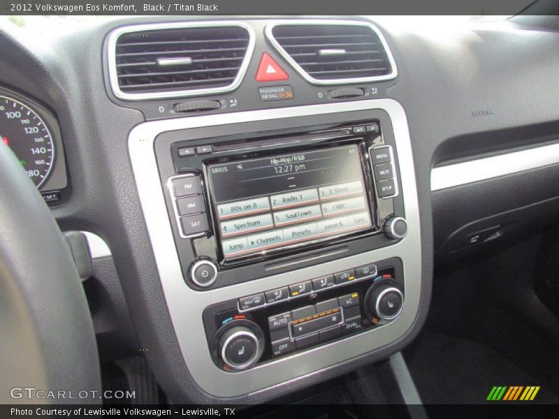 Black / Titan Black 2012 Volkswagen Eos Komfort