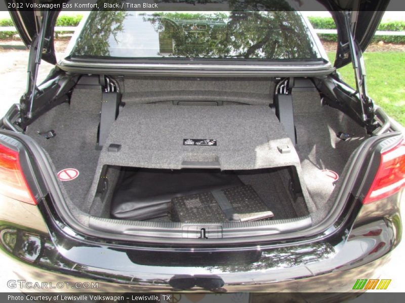 Black / Titan Black 2012 Volkswagen Eos Komfort