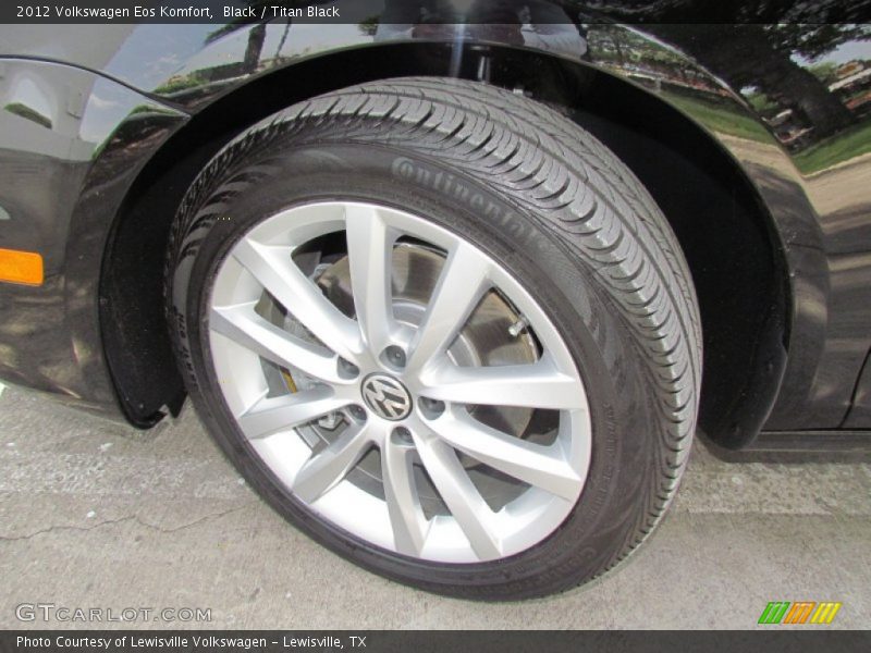 Black / Titan Black 2012 Volkswagen Eos Komfort