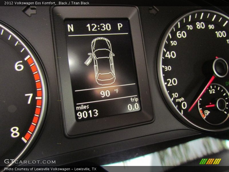 Black / Titan Black 2012 Volkswagen Eos Komfort
