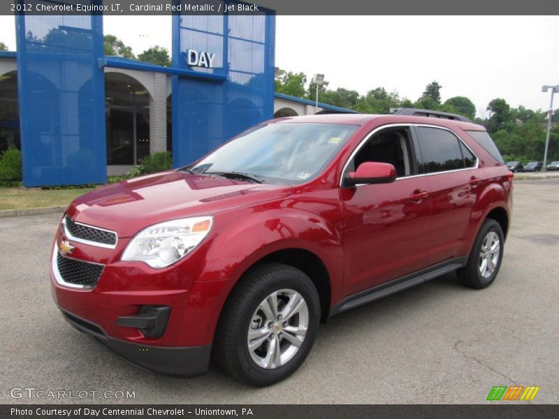 Cardinal Red Metallic / Jet Black 2012 Chevrolet Equinox LT