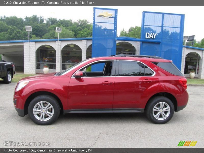 Cardinal Red Metallic / Jet Black 2012 Chevrolet Equinox LT