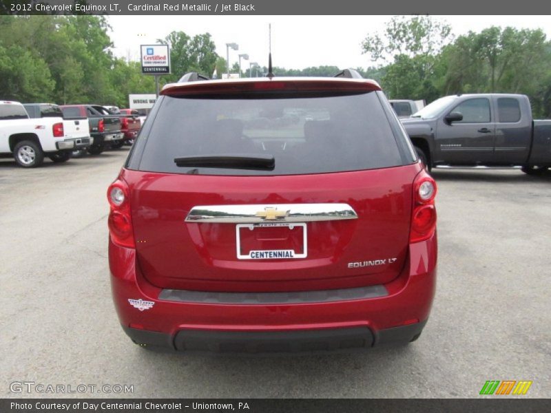 Cardinal Red Metallic / Jet Black 2012 Chevrolet Equinox LT