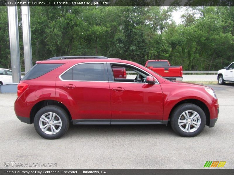 Cardinal Red Metallic / Jet Black 2012 Chevrolet Equinox LT