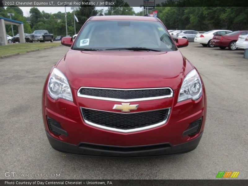 Cardinal Red Metallic / Jet Black 2012 Chevrolet Equinox LT